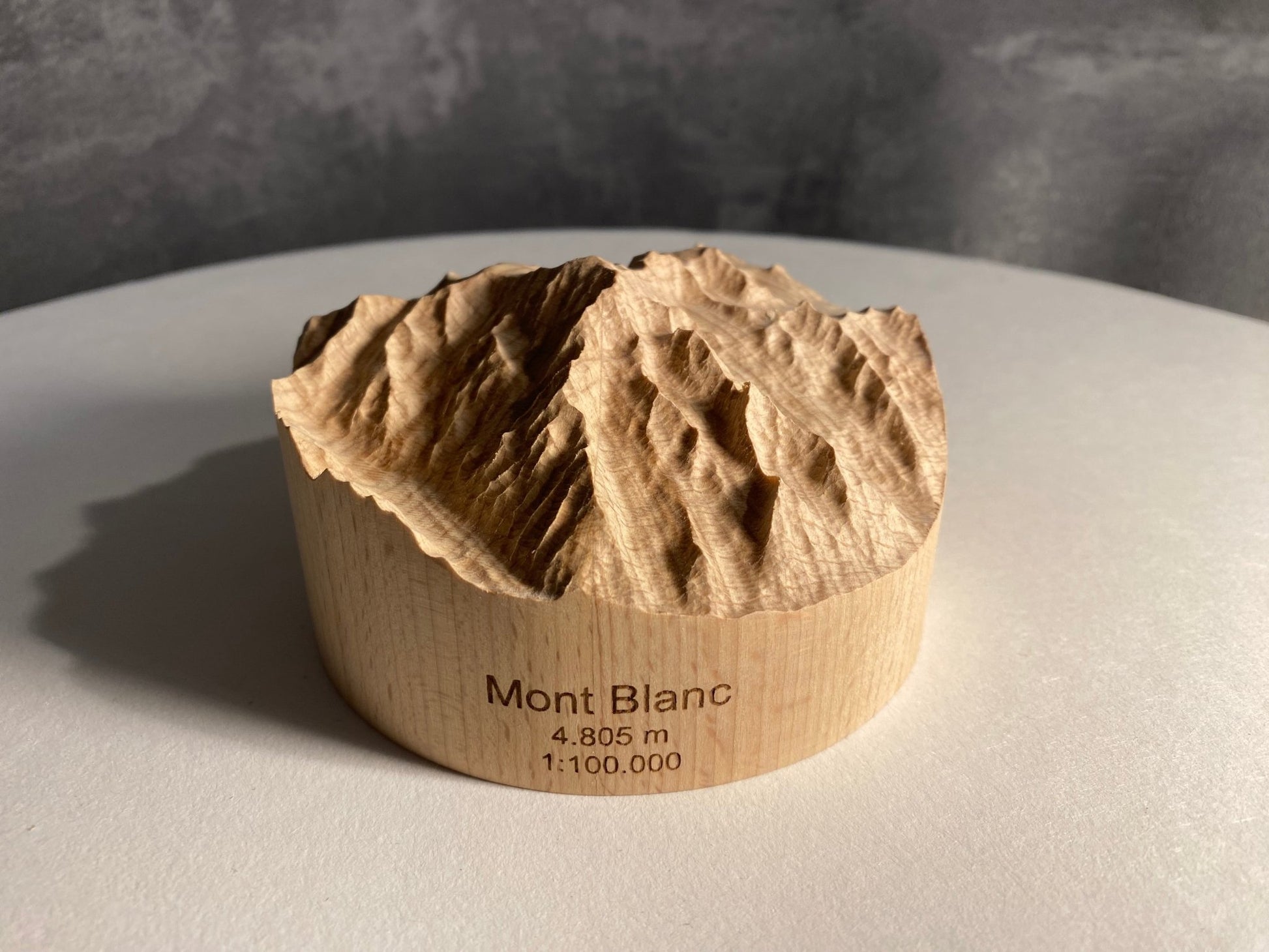 SUMMIT - Bergrelief Mont Blanc - TreeDimension