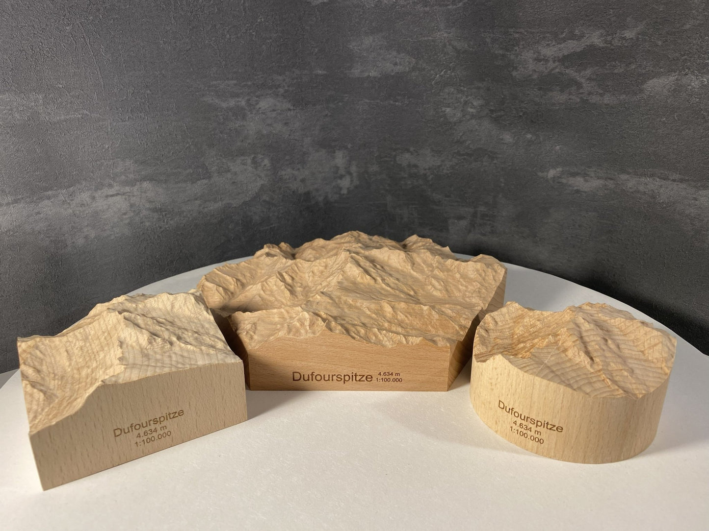 SUMMIT - Bergrelief Monte Rosa (Dufourspitze) - TreeDimension