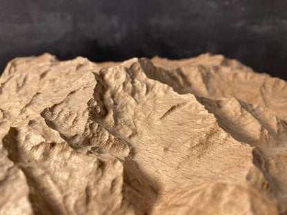 SUMMIT - Bergrelief Monte Rosa (Dufourspitze) - TreeDimension