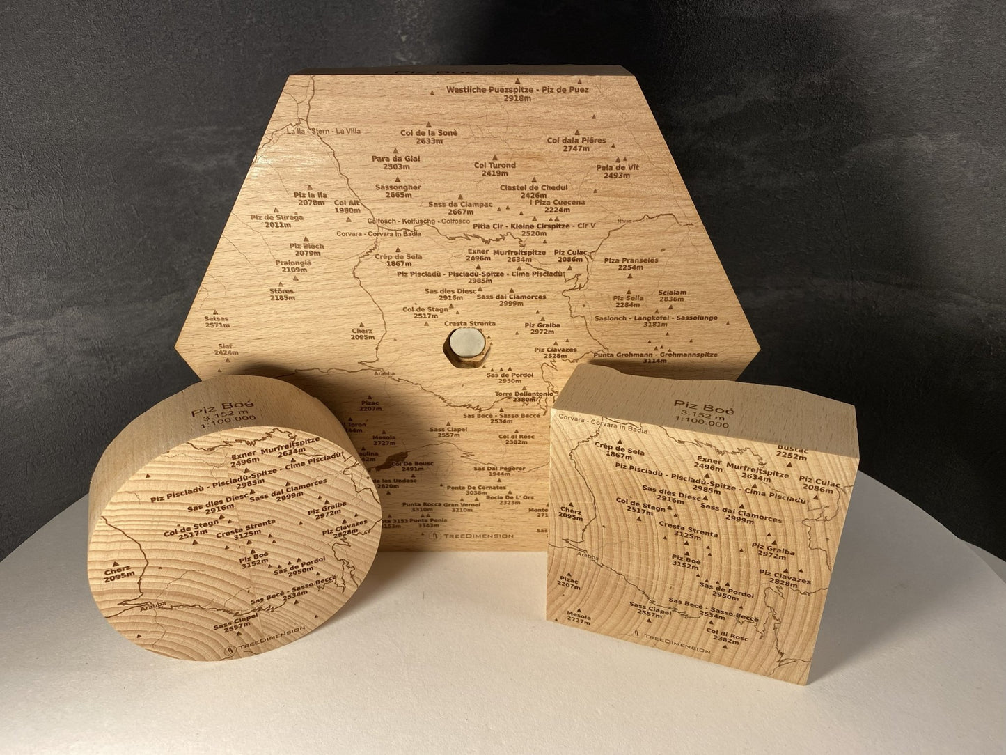 SUMMIT - Bergrelief Sella - Massiv (Dolomiten) - TreeDimension