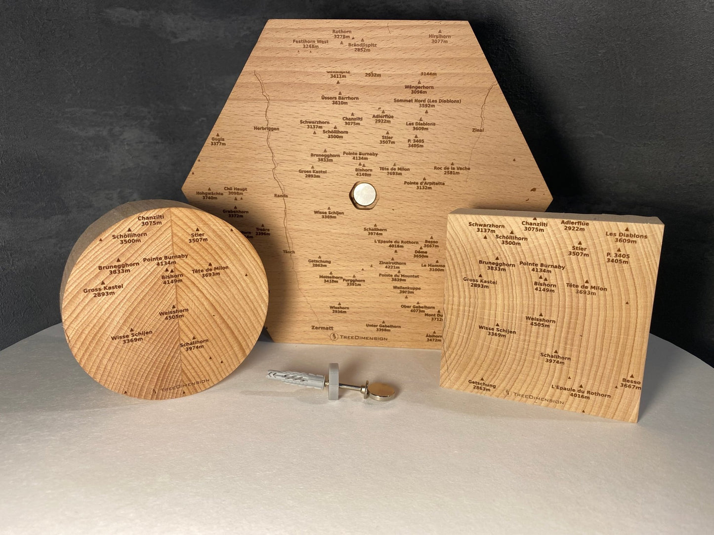 SUMMIT - Bergrelief Weisshorn - TreeDimension